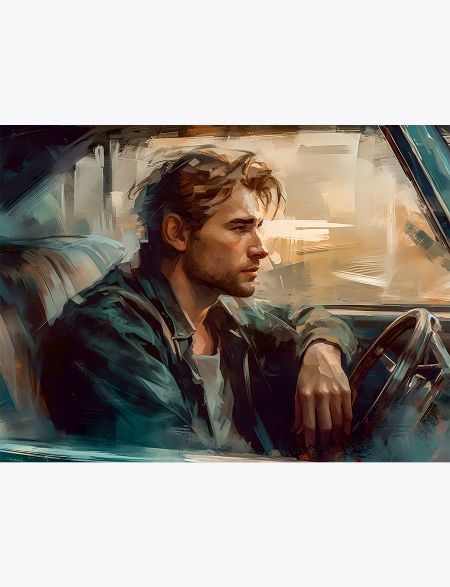 

Алмазная мозаика на подрамнике В пути, 40x30 см, 50 цветов, 63925, ПРА-350