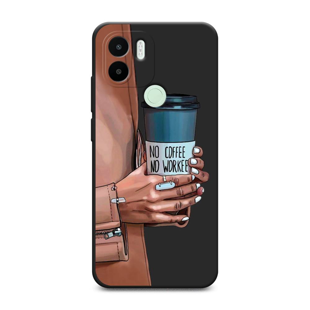

Чехол Awog на Xiaomi Redmi A1+ "No coffee", Синий;бежевый;коричневый, 316752-1