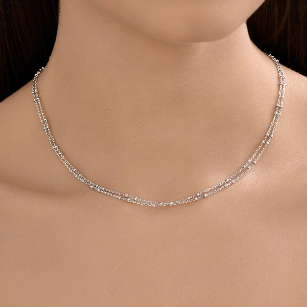 

Чокер из серебра 38 см SOKOLOV 94074686, 94074686