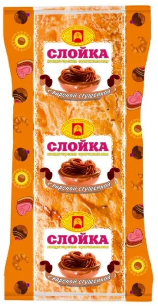 

Слойка оригинал.конд.с вар.сгущ. 100г псковский хк