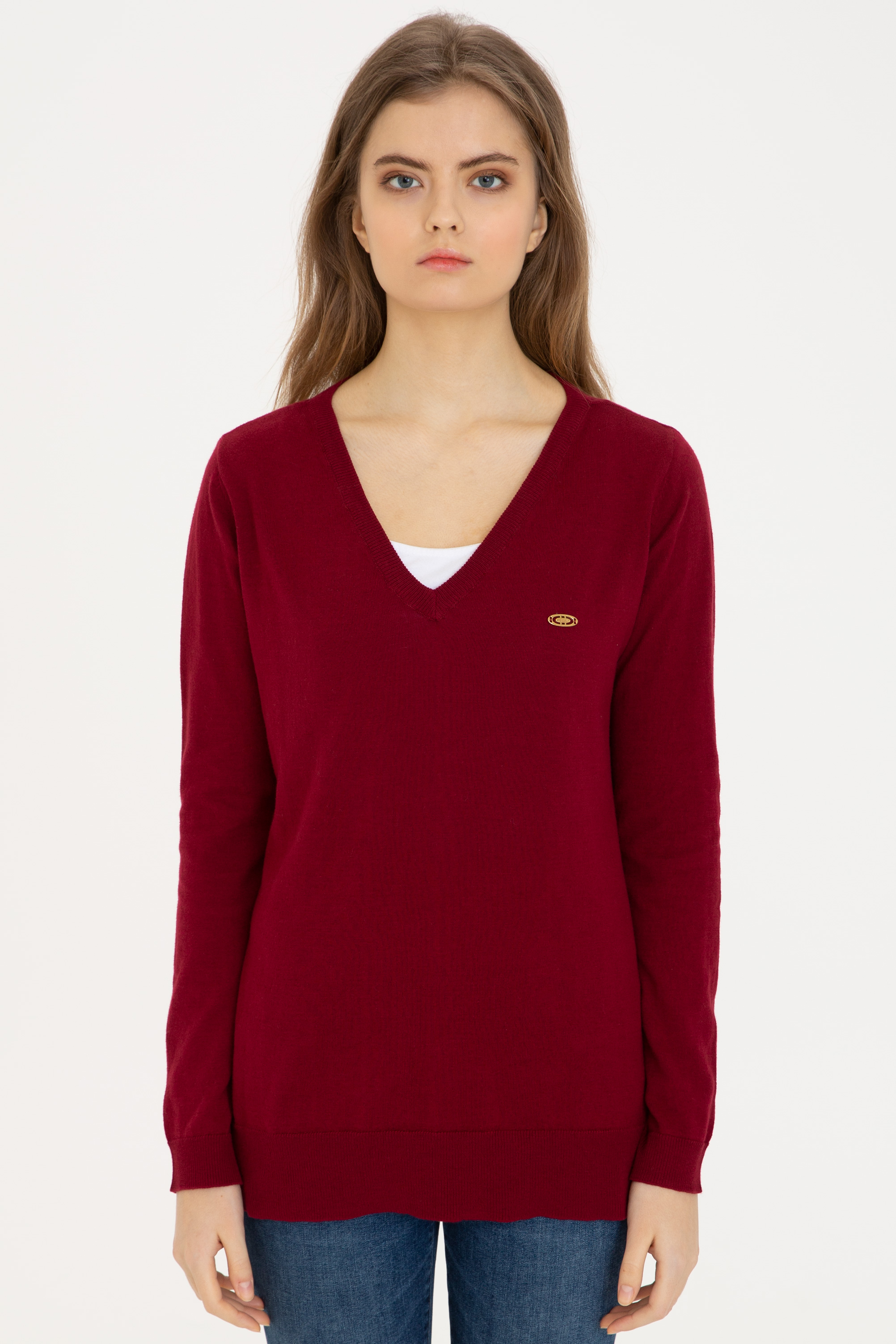 

Пуловер женский U.S. POLO Assn. G082SZ0TK0ORINAV бордовый M, G082SZ0TK0ORINAV