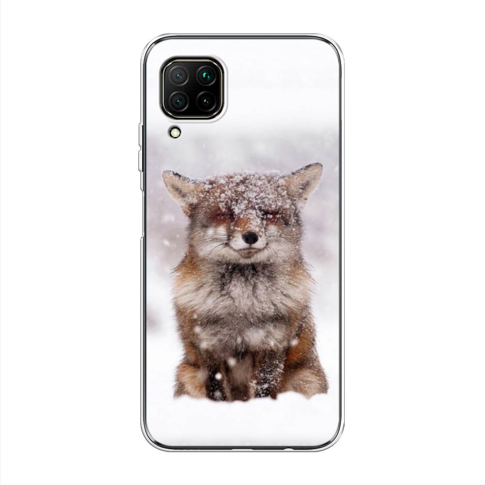 

Чехол на Huawei Nova 7i "Зимняя лиса", Белый;серый;коричневый, 611850-1