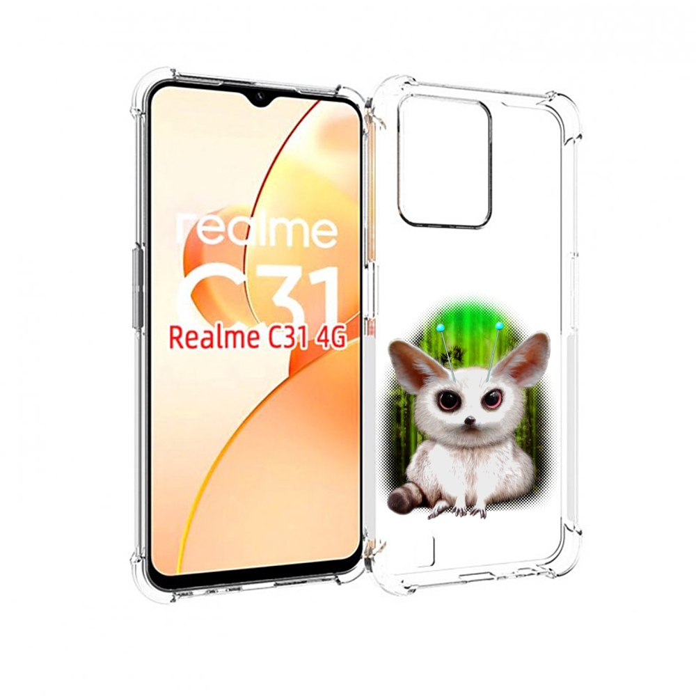 фото Чехол mypads пушистое животное для oppo realme c31