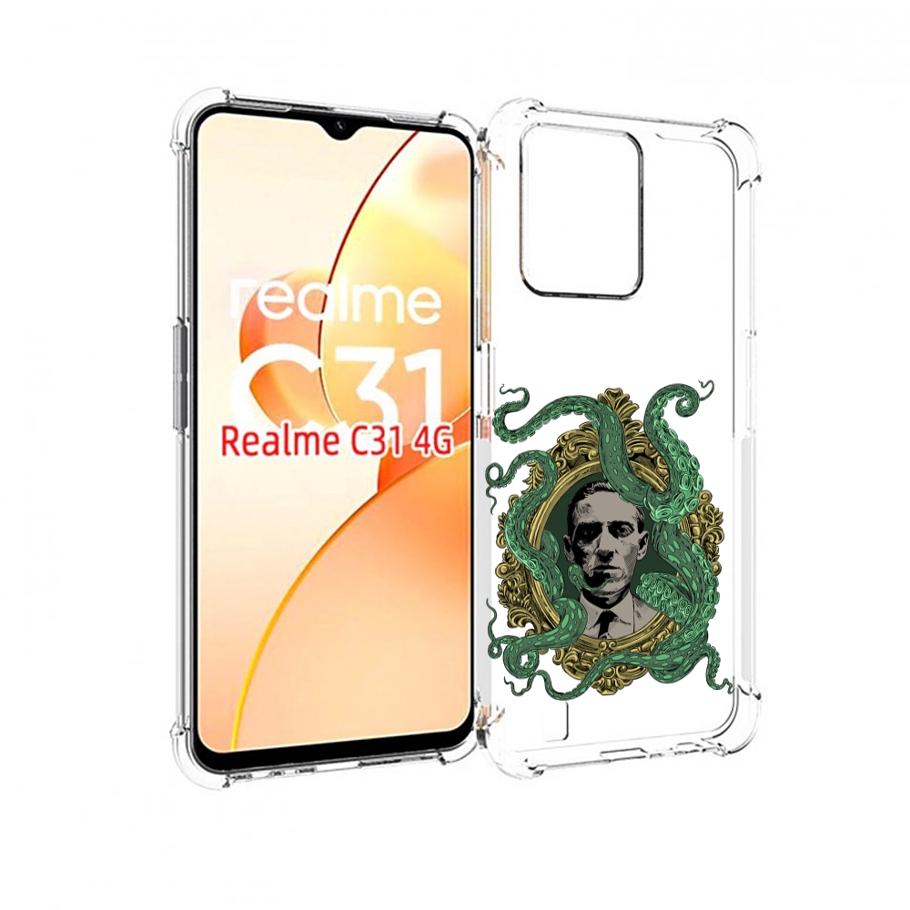 

Чехол MyPads портрет с кракеном для OPPO Realme C31, Прозрачный, Tocco
