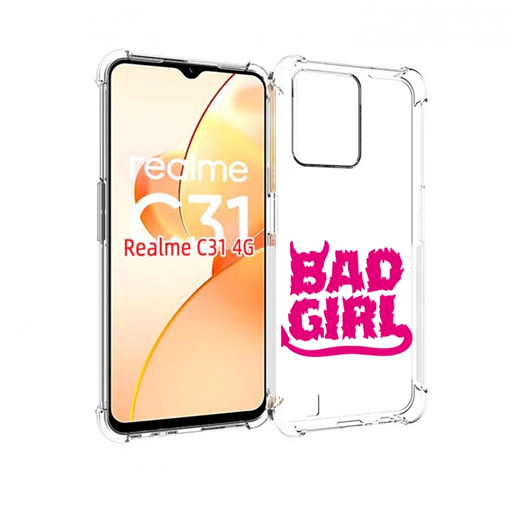 

Чехол MyPads плохая девочка для OPPO Realme C31, Прозрачный, Tocco