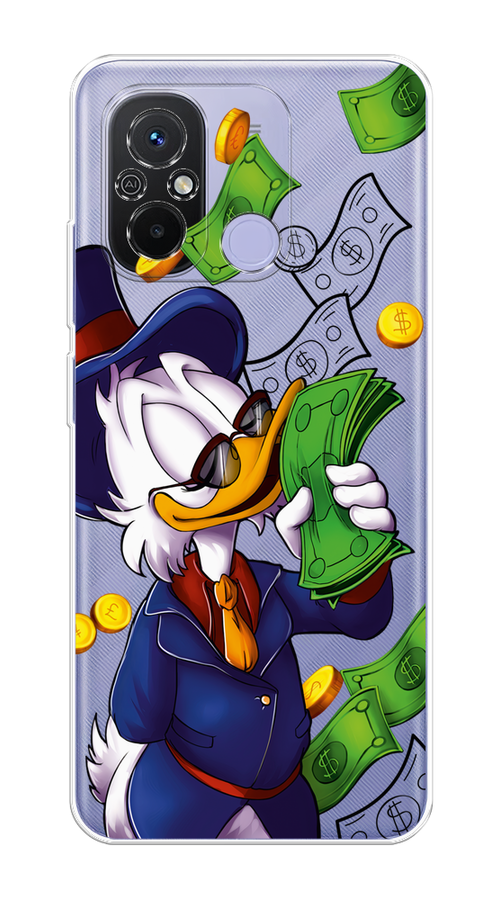 

Чехол на Poco C55 "Scrooge McDuck with Money", Синий;зеленый;белый, 318250-6