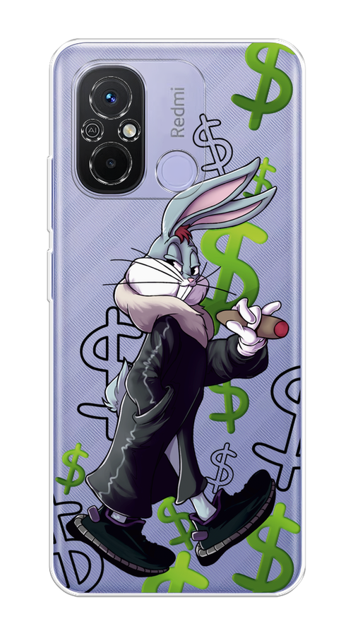 

Чехол на Poco C55 "Rich Bugs Bunny", Зеленый;черный;голубой, 318250-6