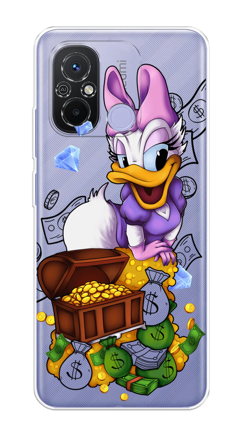 

Чехол на Poco C55 "Rich Daisy Duck", Коричневый;белый;фиолетовый, 318250-6