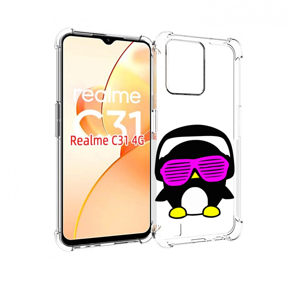 

Чехол MyPads пингвин для OPPO Realme C31, Прозрачный, Tocco