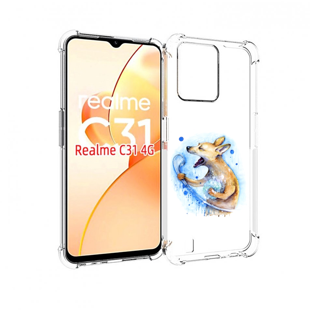 

Чехол MyPads пение в душе для OPPO Realme C31, Прозрачный, Tocco
