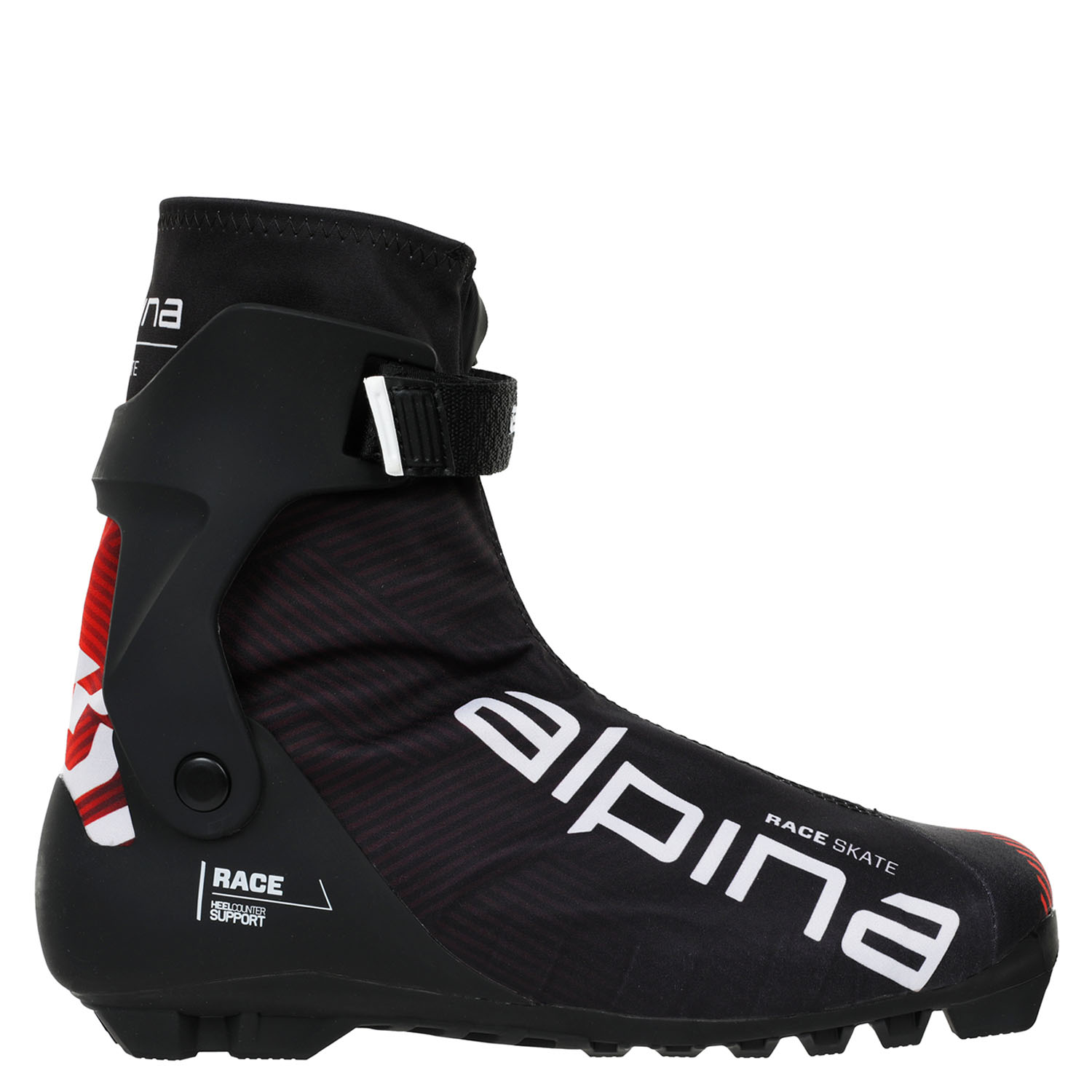 

Лыжные Ботинки Alpina Racing Skate Red/Black/White (Eur:40) 2022, Красный;черный, Racing Skate