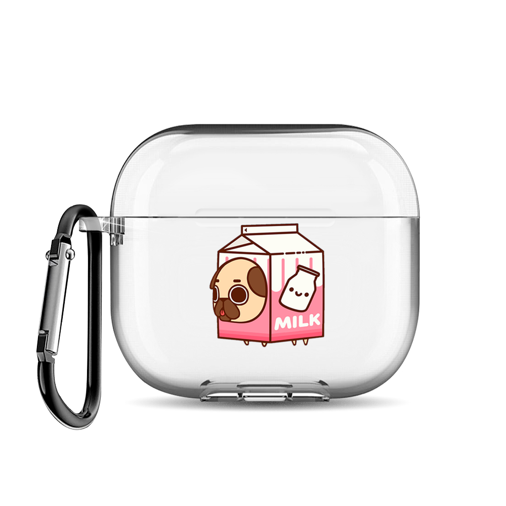 

Чехол для наушников AirPods 3 "Мопс молочко", AIPC-430-9E-1