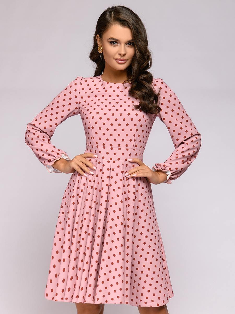 фото Повседневное платье женское 1001dress 0112001-01001pk розовое 40