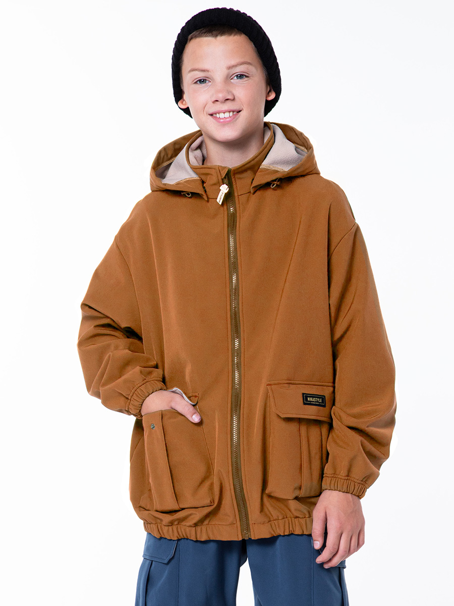 

Ветровка детская NIKASTYLE 4л8924, кэмел, 134, Коричневый, 4л8924