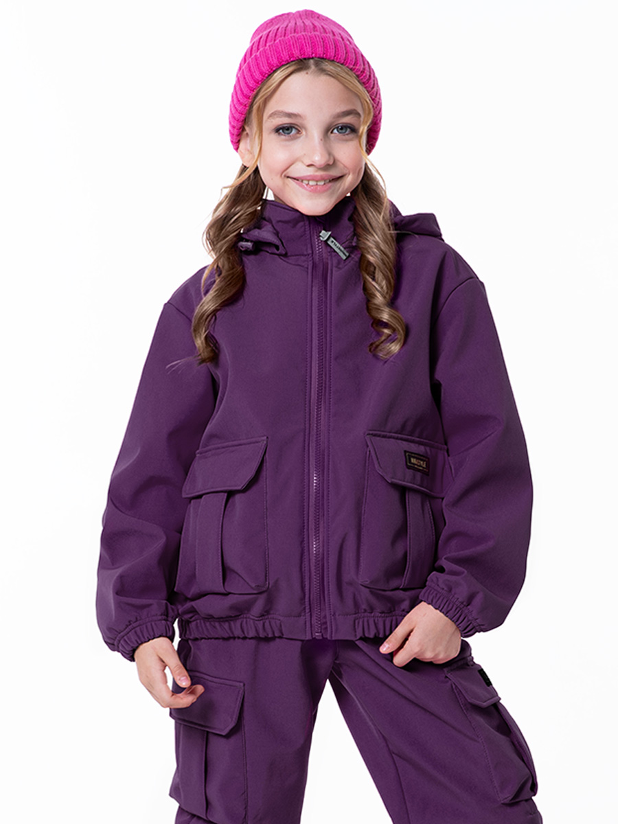 

Ветровка детская NIKASTYLE 4л8824, вишня, 134, Бордовый, 4л8824