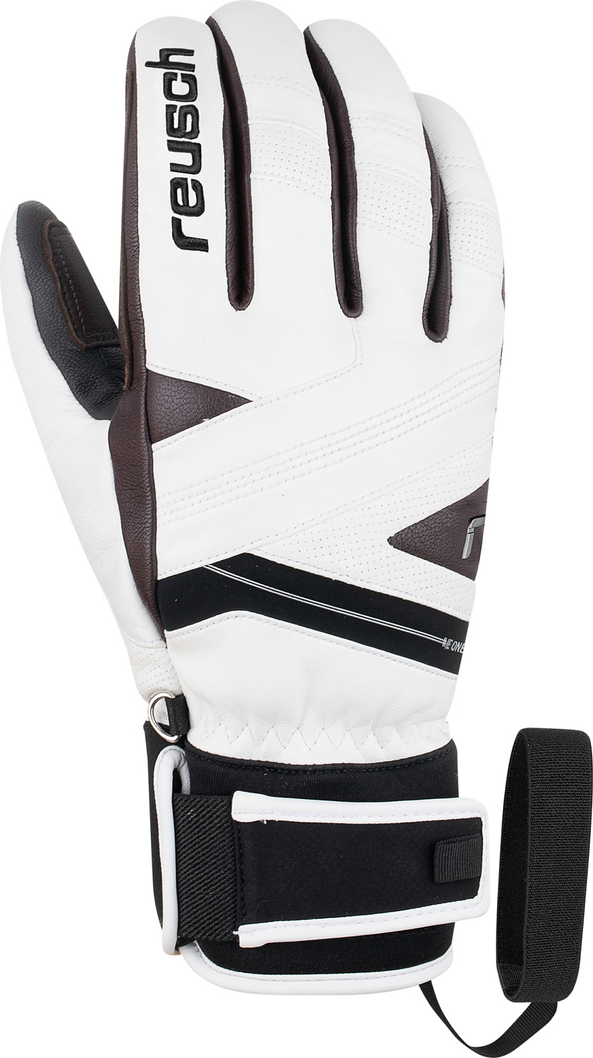 фото Перчатки горнолыжные reusch 2021-22 henrik kristoffersen white (inch (дюйм):10)