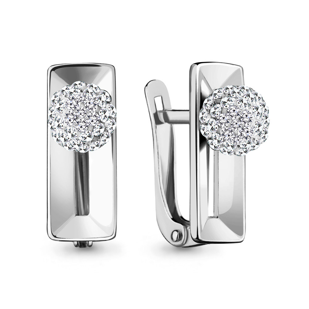 

Серьги из серебра со стеклом Aquamarine 43487_925_р, 43487_925_р