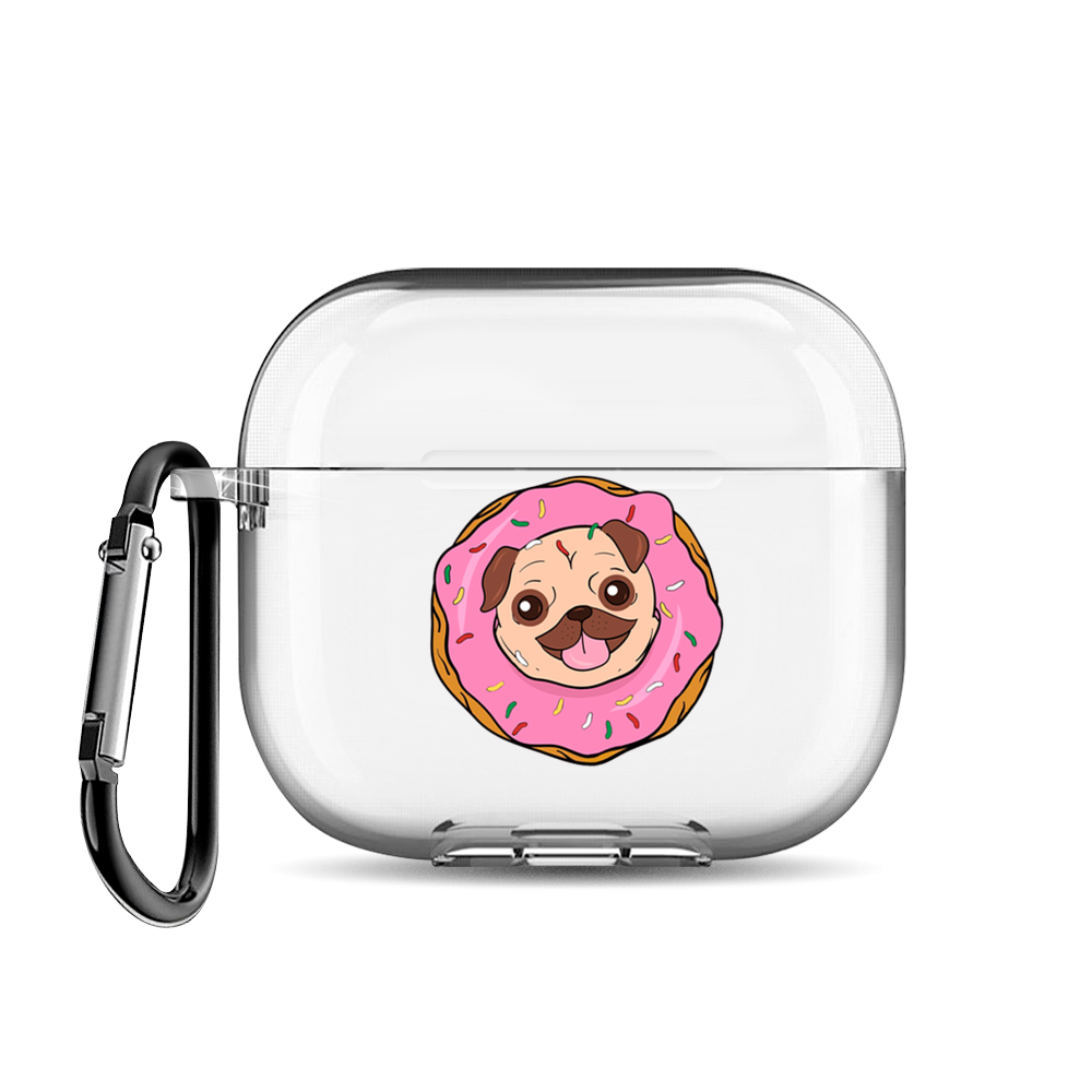 

Чехол для наушников AirPods 3 "Мопс в пончике", AIPC-430-9E-1