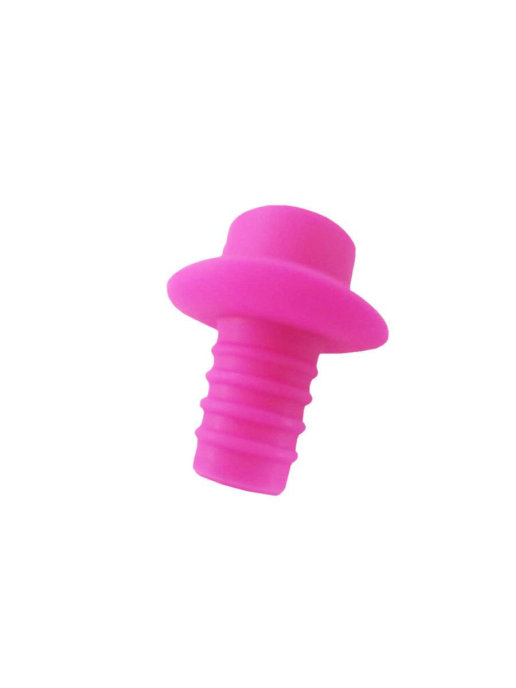 фото Пробка для бутылок шляпа silicone bottle stoppers (цвет: розовый ) markethot