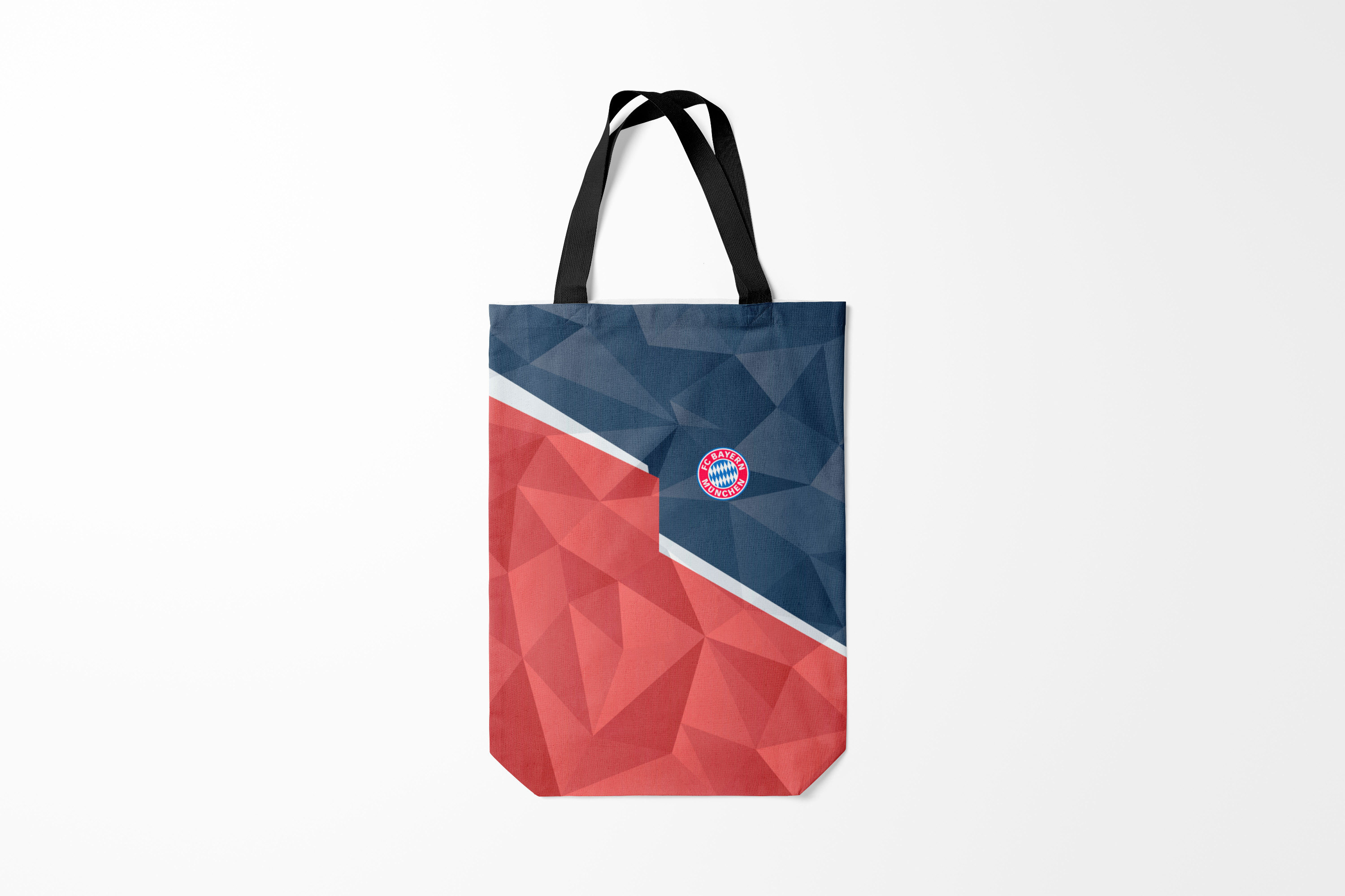 

Сумка шoппер унисекс Burnettie Bayern Munchen MUNCHEN., красный; синий, Bayern Munchen MUNCHEN.