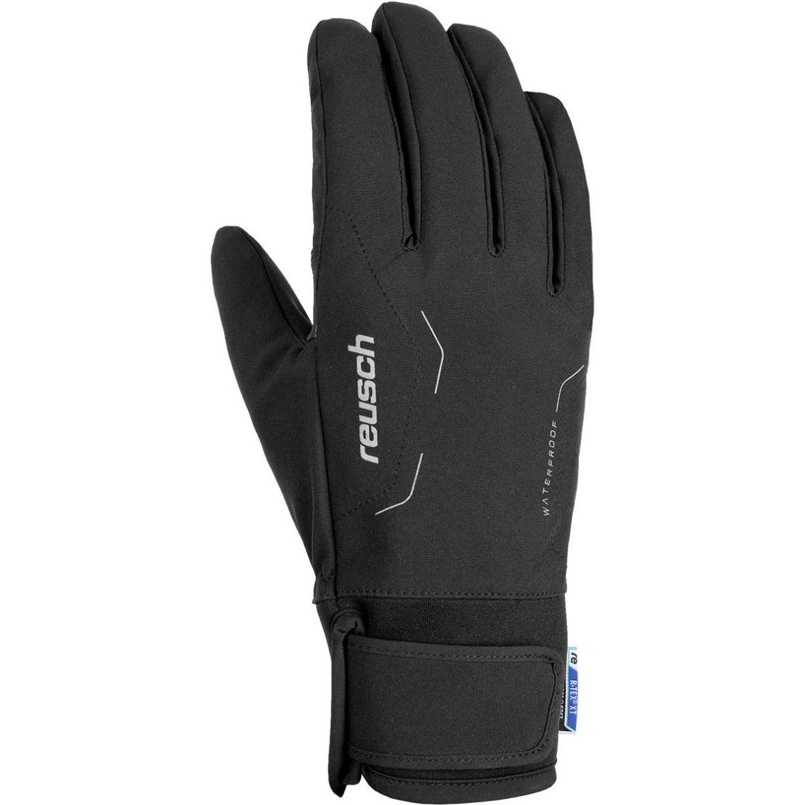 фото Перчатки горнолыжные reusch 2021-22 diver x r-tex xt black/silver (inch (дюйм):6)