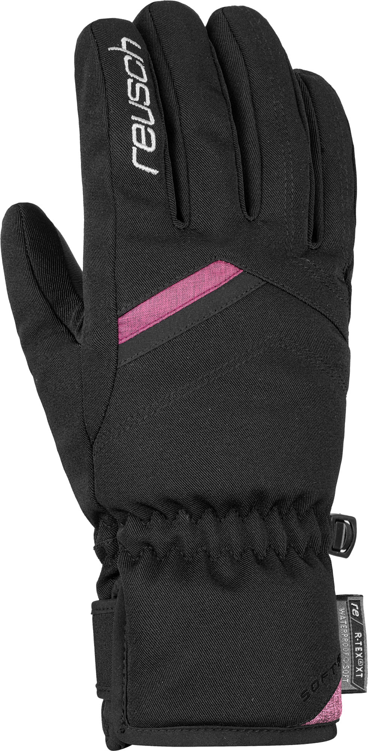 Перчатки Горнолыжные Reusch 2021-22 Coral R-Tex Xt Black/Bordeaux Melange (Inch (Дюйм):6)