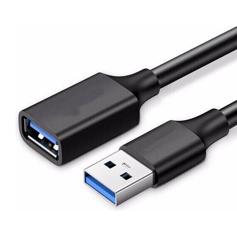 

Удлинитель VCOM USB A - USB A вилка-розетка 3м (TUS708-3M) черный