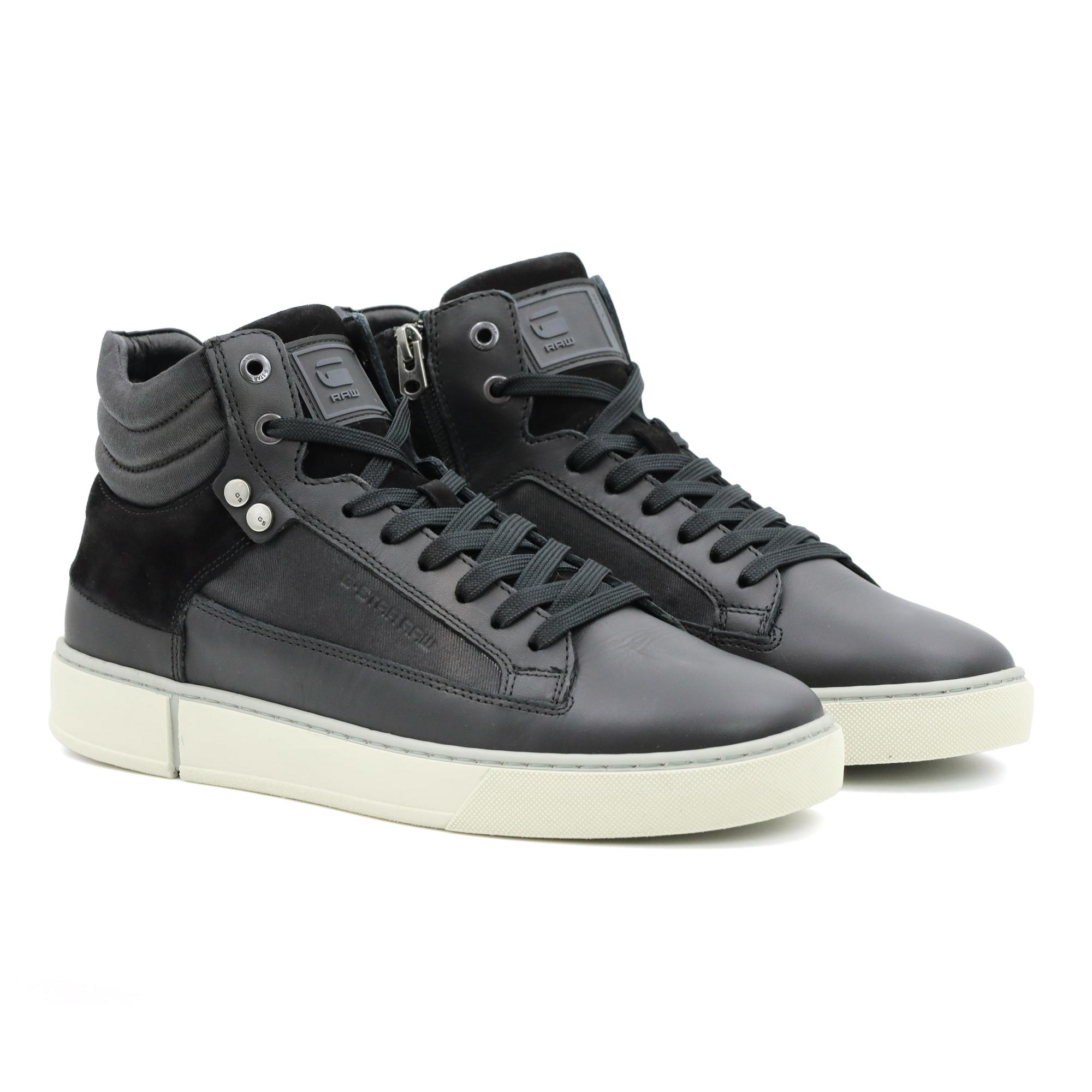 фото Кеды мужские g-star raw ravond mid bsc dnm m черные 44 eu