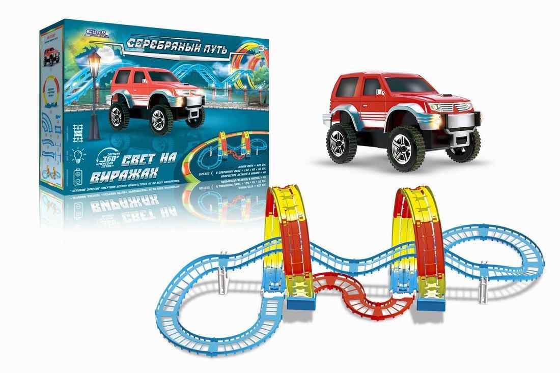 

Автотрек Наша Игрушка со светом SW7352, Разноцветный, SW7352