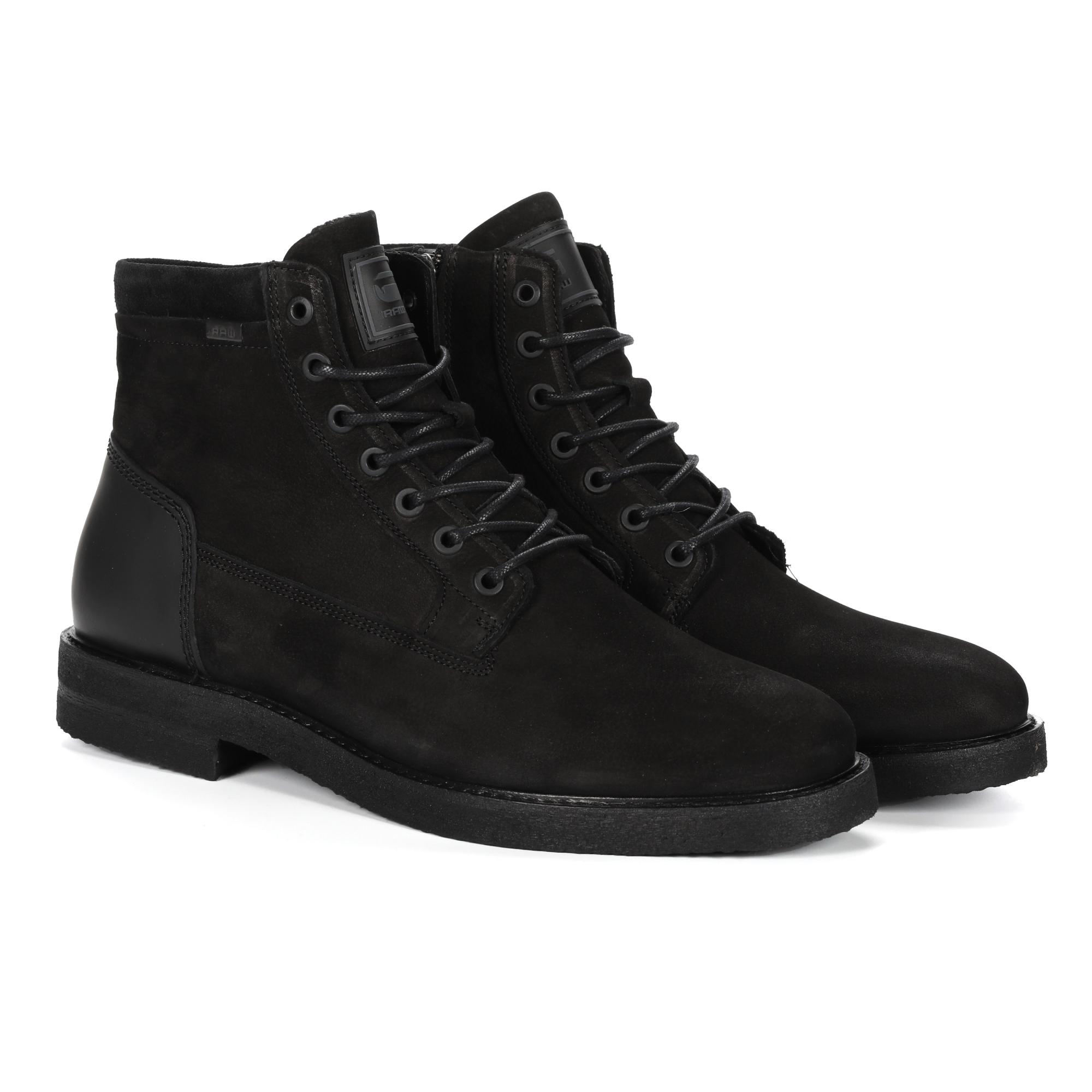 Ботинки мужские G-Star Raw CORMAC MID NUB M черные 46 EU