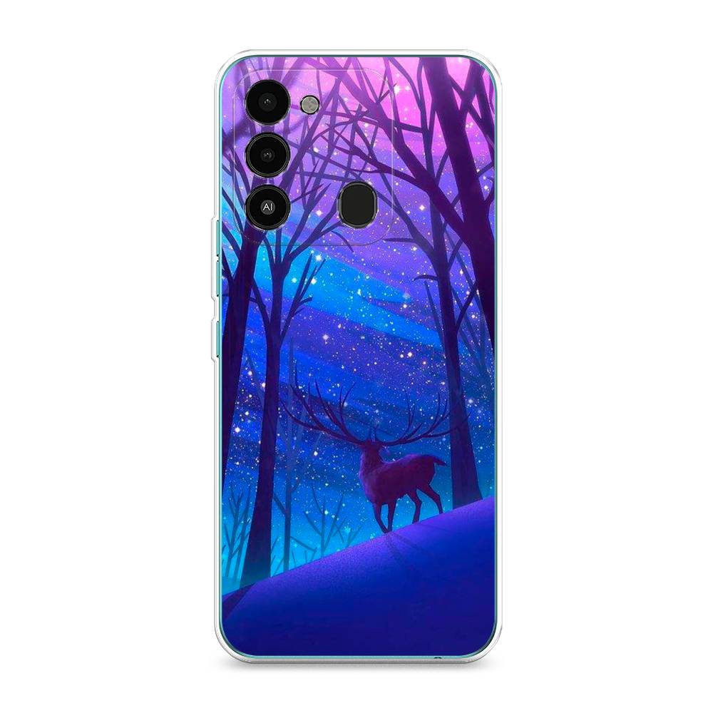 

Чехол Awog на Tecno Spark Go 2022/8С/9 "Северный олень", Разноцветный, 301350-2