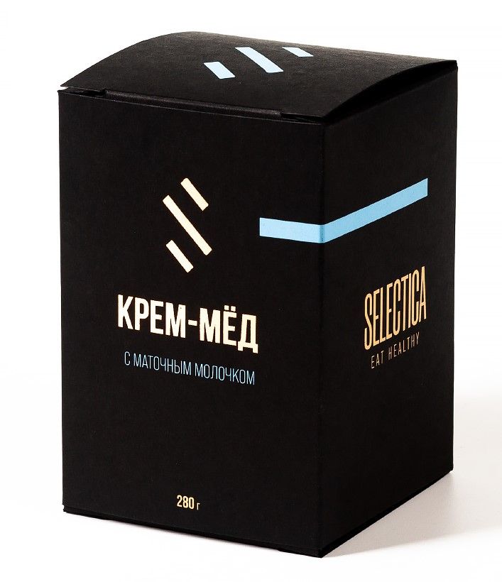 фото Крем-мёд selectica с маточным молочком 280г