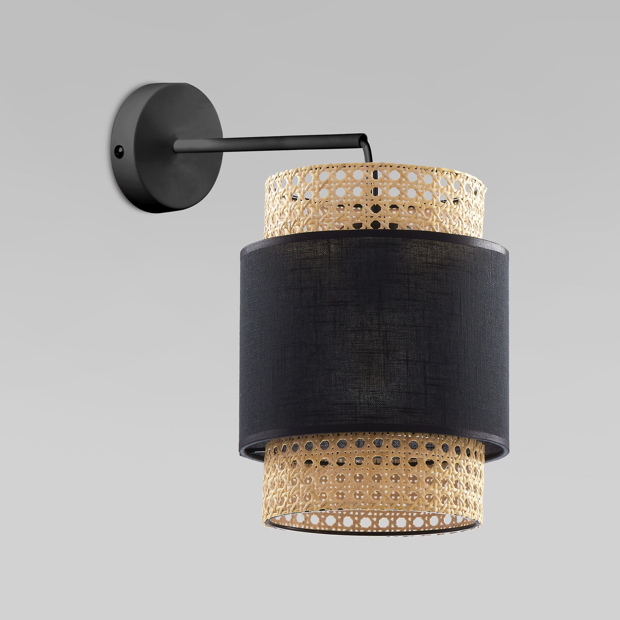 фото Настенный светильник tk lighting 6550 boho black