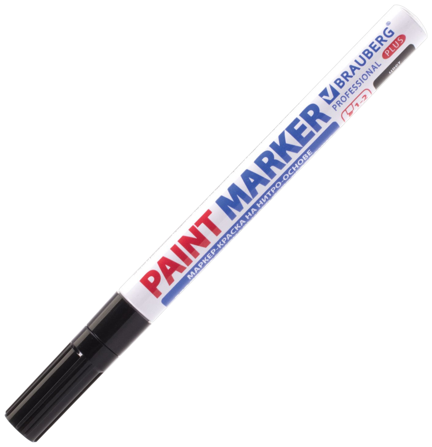

Маркер Brauberg Professional Plus Paint Marker 2mm Black 151439