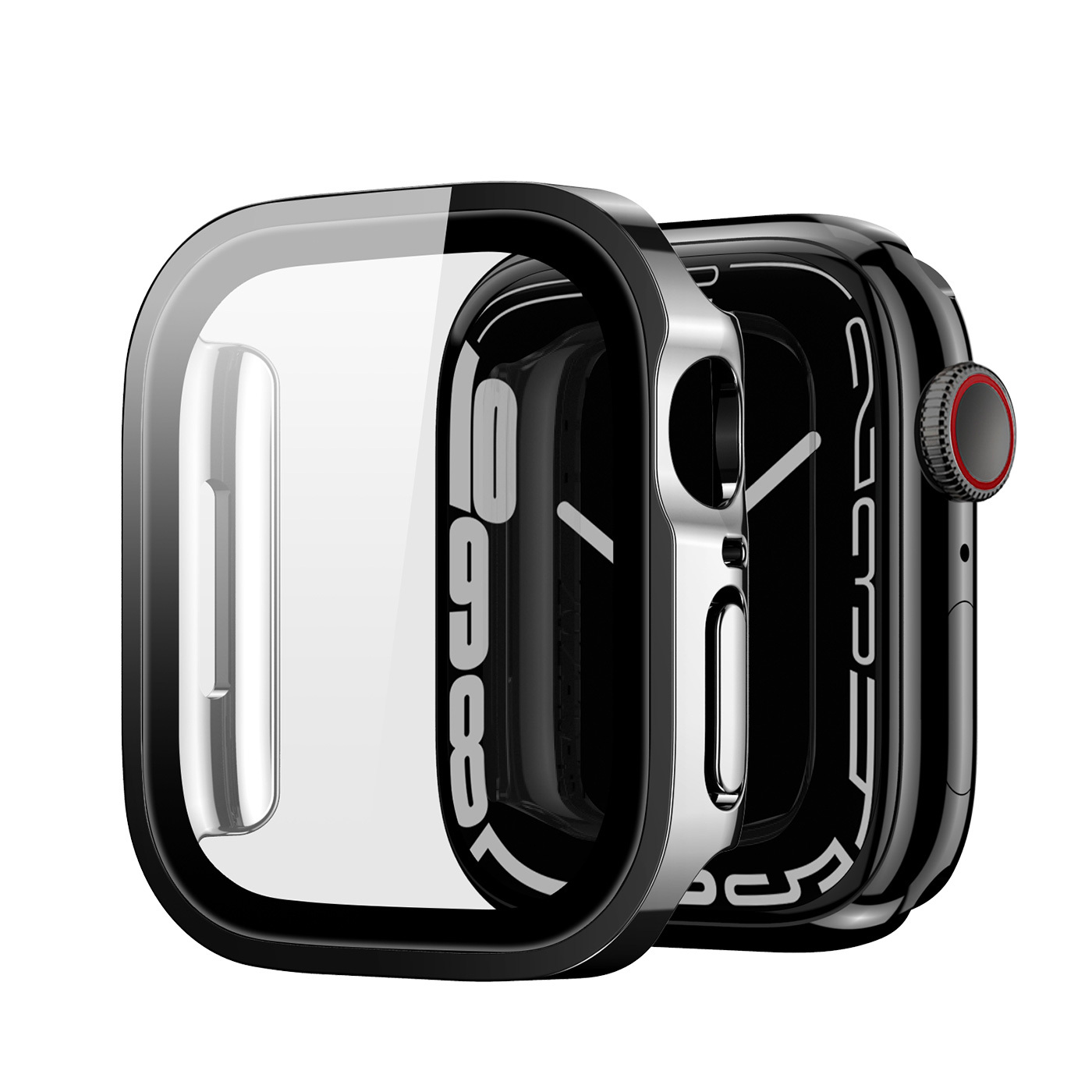 Чехол жесткий для Apple Watch Series 4/5/6, (44 мм) PC, Dux Ducis Hamo Series, черный
