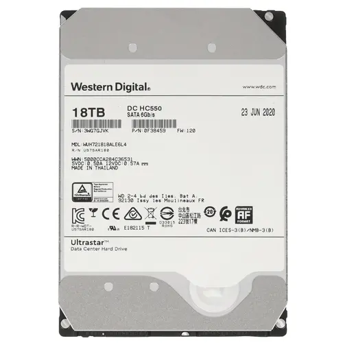 

Жесткий диск WD WUH721818ALE6L4 18 ТБ (WUH721818ALE6L4), WUH721818ALE6L4