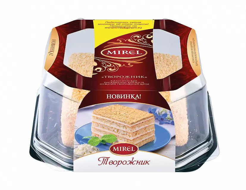 

Торт mirel/мирель творожник традиционный 550г