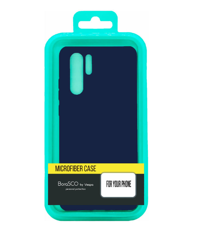 

Силиконовый чехол BoraSCO Soft Touch с микрофиброй для Huawei Y5 (2019)/ Honor 8S синий
