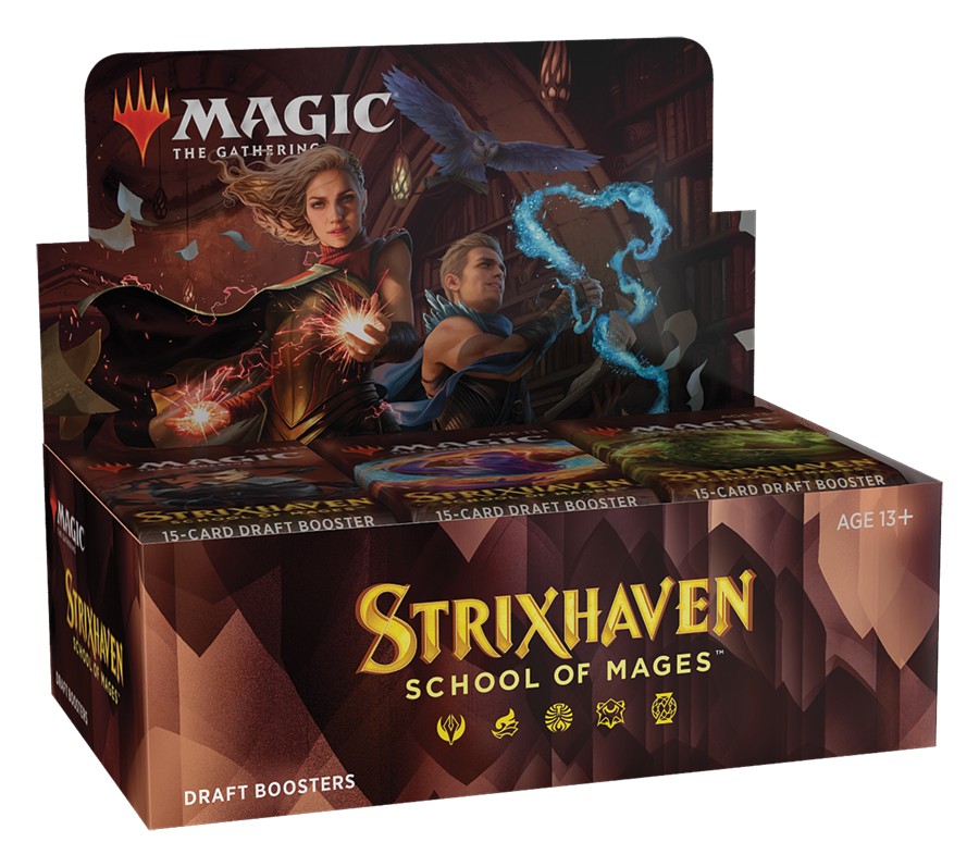 

Mtg: дисплей драфт-бустеров издания strixhaven: school of mages на английском языке