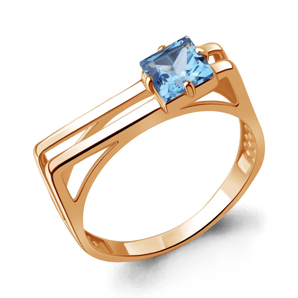 

Кольцо из серебра с топазом р., Aquamarine 6989105, 6989105_925_з