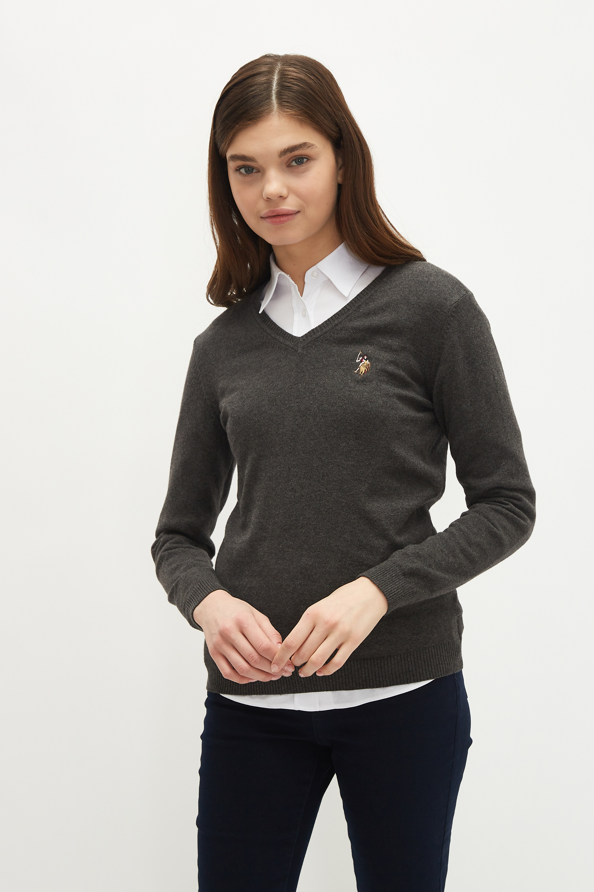 

Пуловер женский U.S. POLO Assn. G082SZ0TK0TD02-BSK21 серый XS, G082SZ0TK0TD02-BSK21