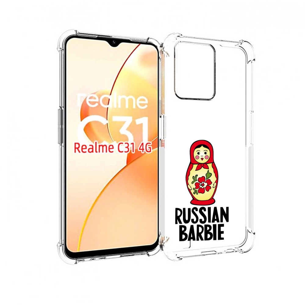 

Чехол MyPads матрешка для OPPO Realme C31, Прозрачный, Tocco