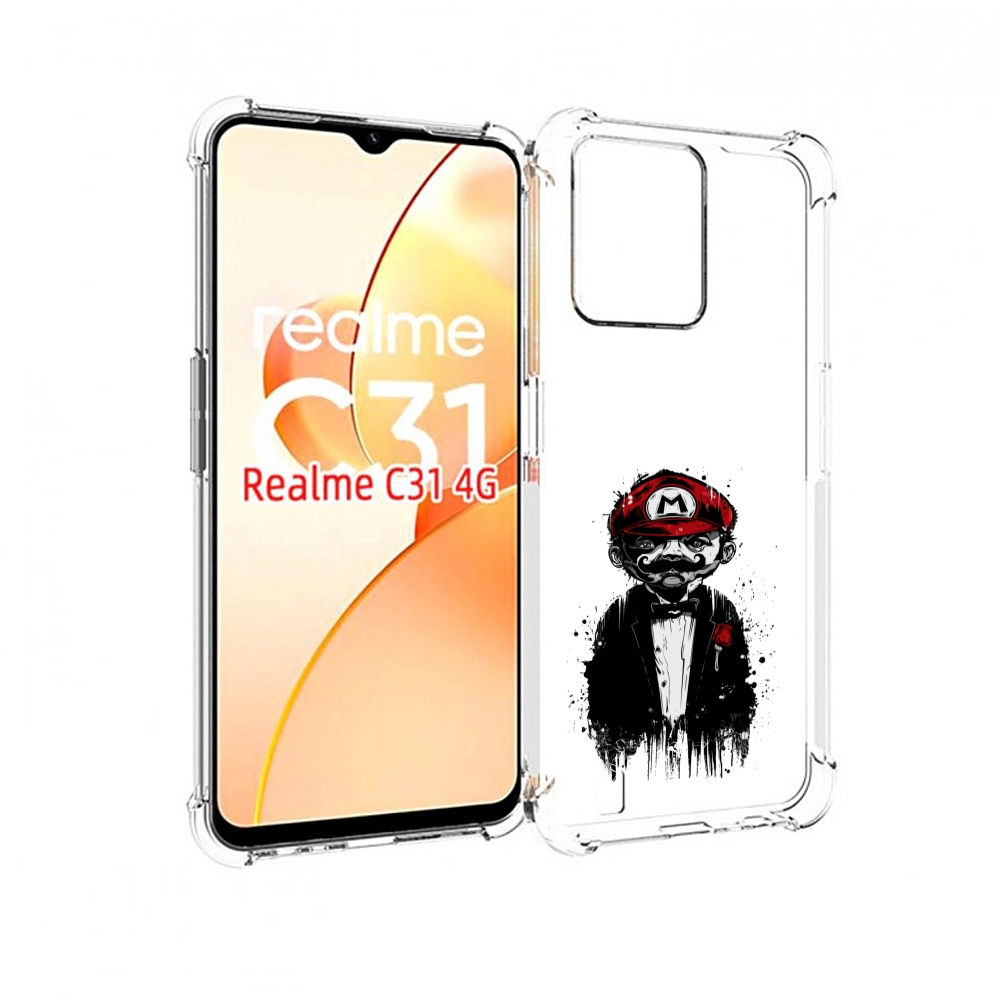 

Чехол MyPads марио для OPPO Realme C31, Прозрачный, Tocco