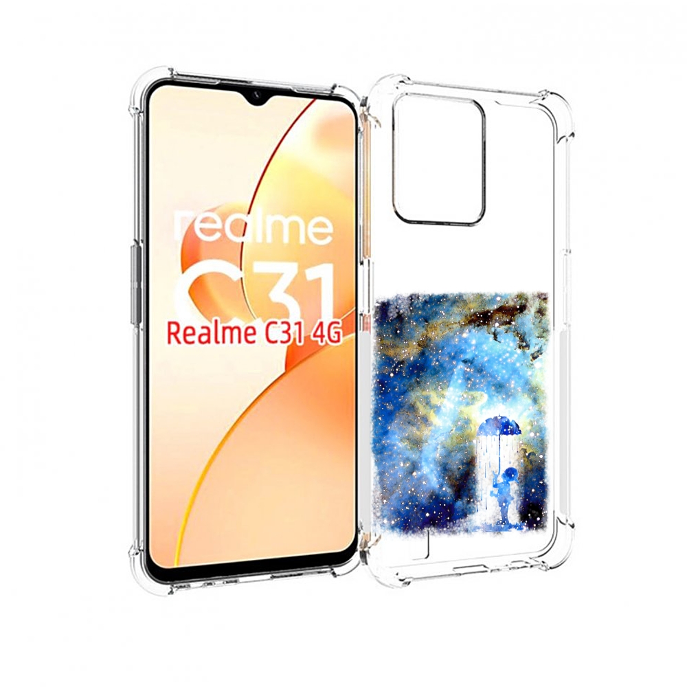 

Чехол MyPads мальчик в небе для OPPO Realme C31, Прозрачный, Tocco