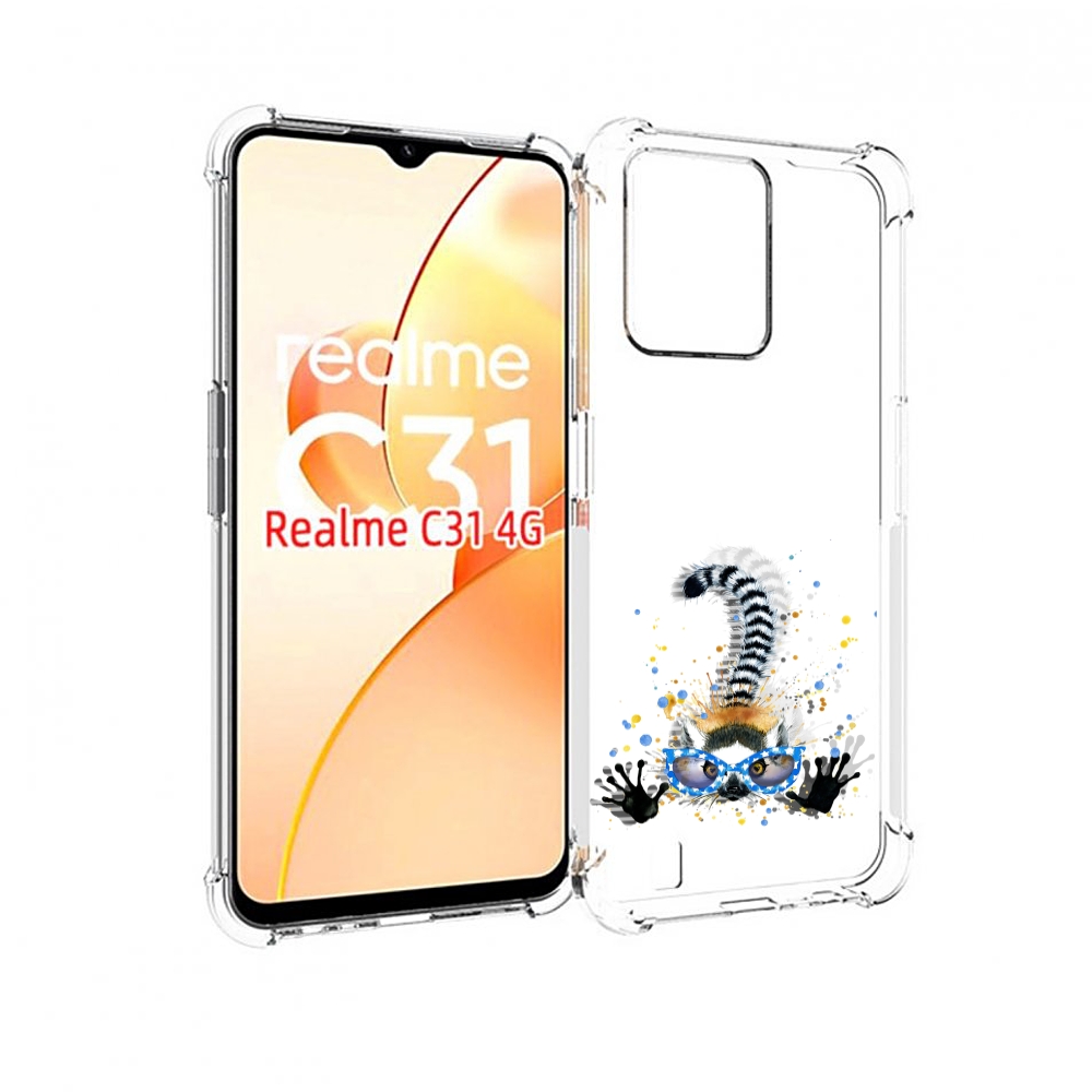 

Чехол MyPads лямур для OPPO Realme C31, Прозрачный, Tocco