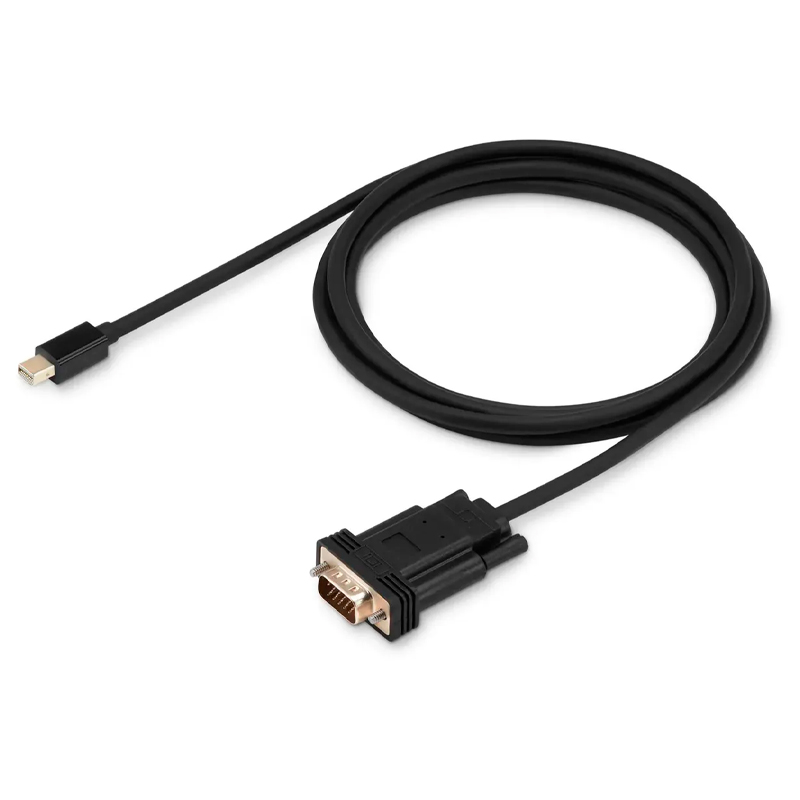 Кабель Buro Mini DisplayPort - VGA вилка-вилка 2м (BHP MDPP-VGA-2) черный