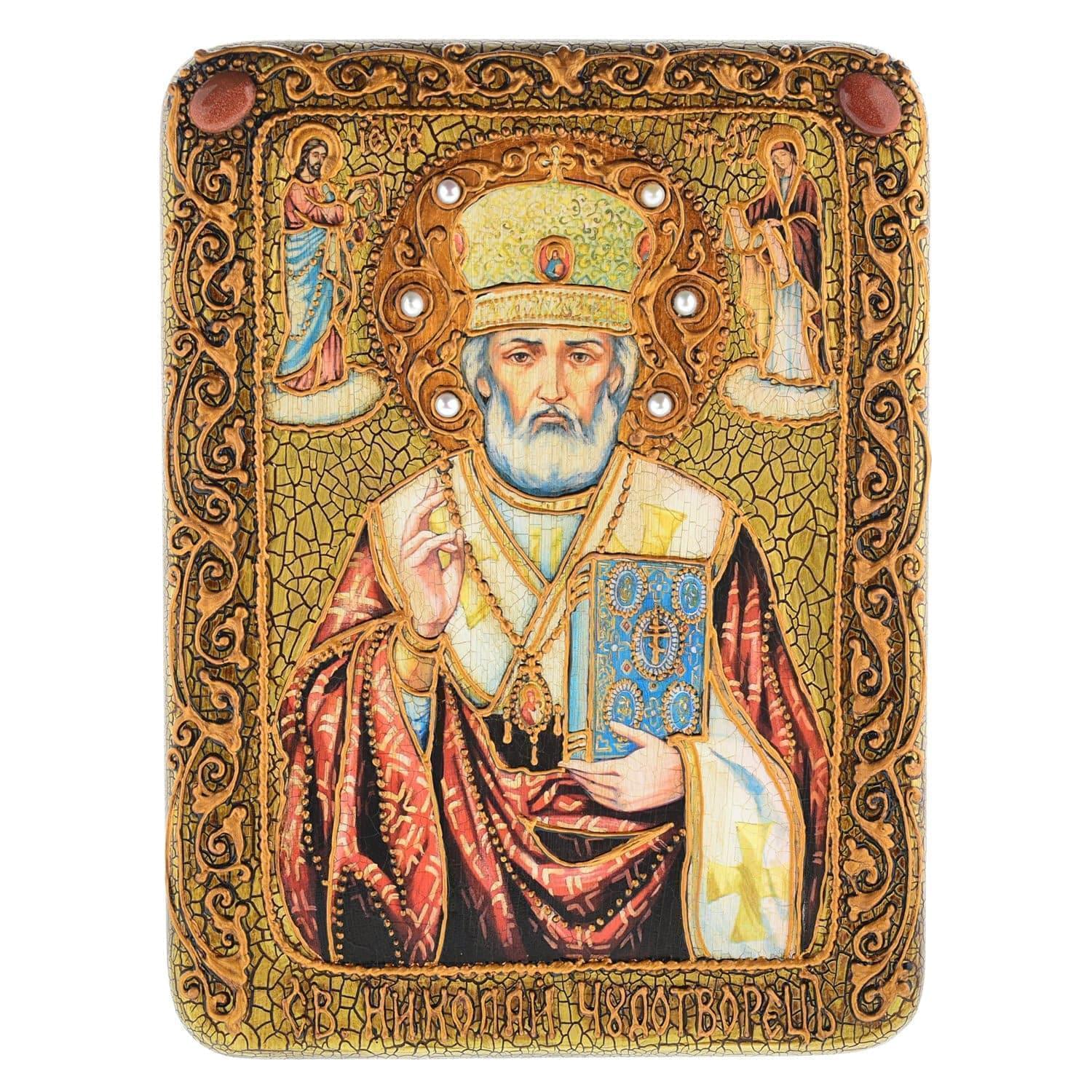 

Икона подарочная "Св. Николай Мирликийский"
