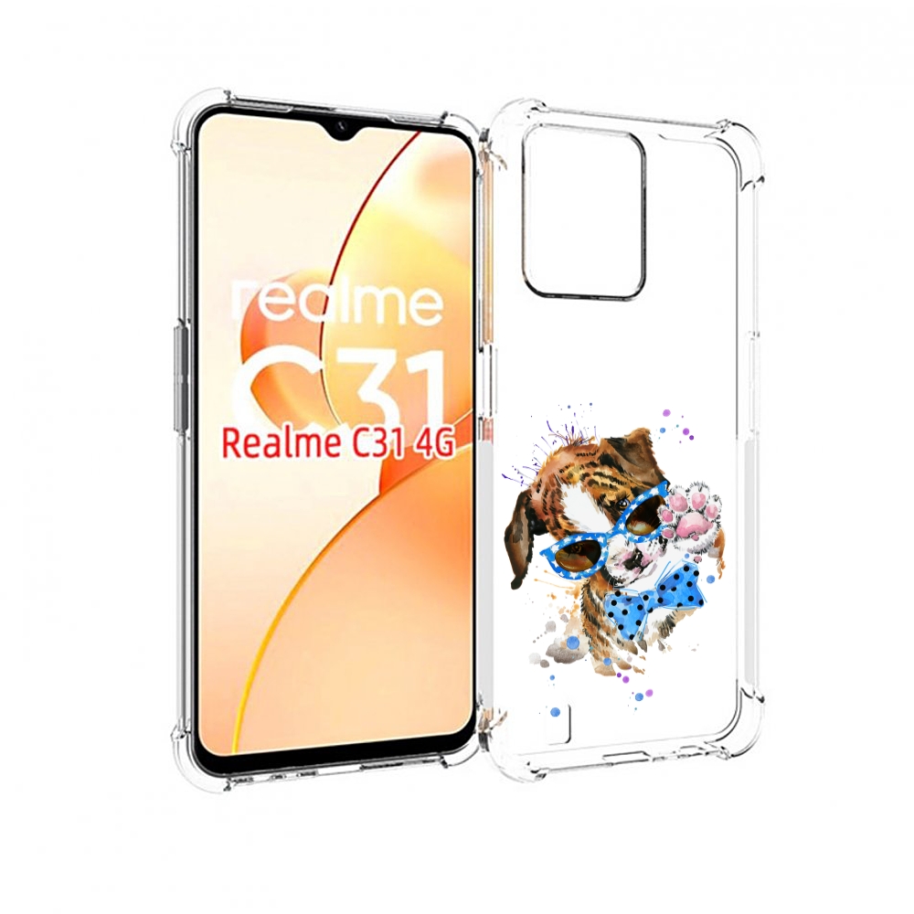 

Чехол MyPads лапочка для OPPO Realme C31, Прозрачный, Tocco