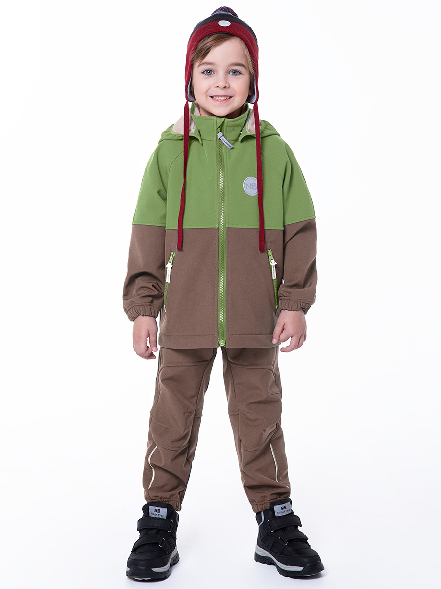 

Ветровка детская NIKASTYLE 4л8524, васаби, орех, 110, Зеленый, 4л8524