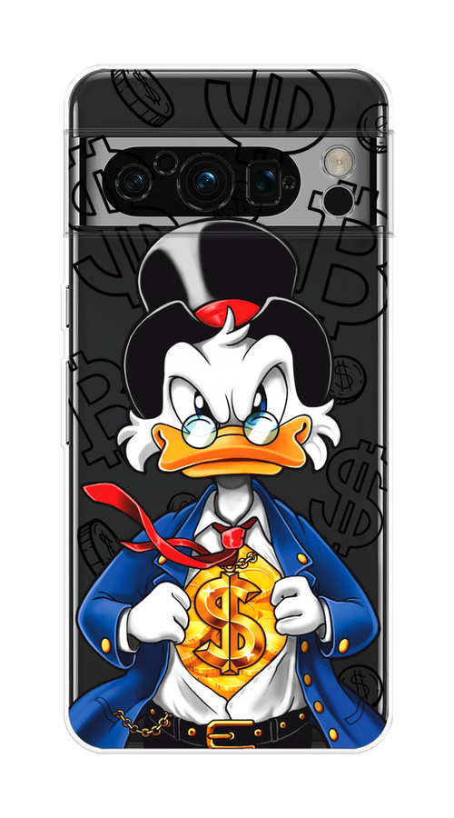 

Чехол на Google Pixel 8 Pro "Scrooge Goldman", Черный;белый;синий, 271650-1